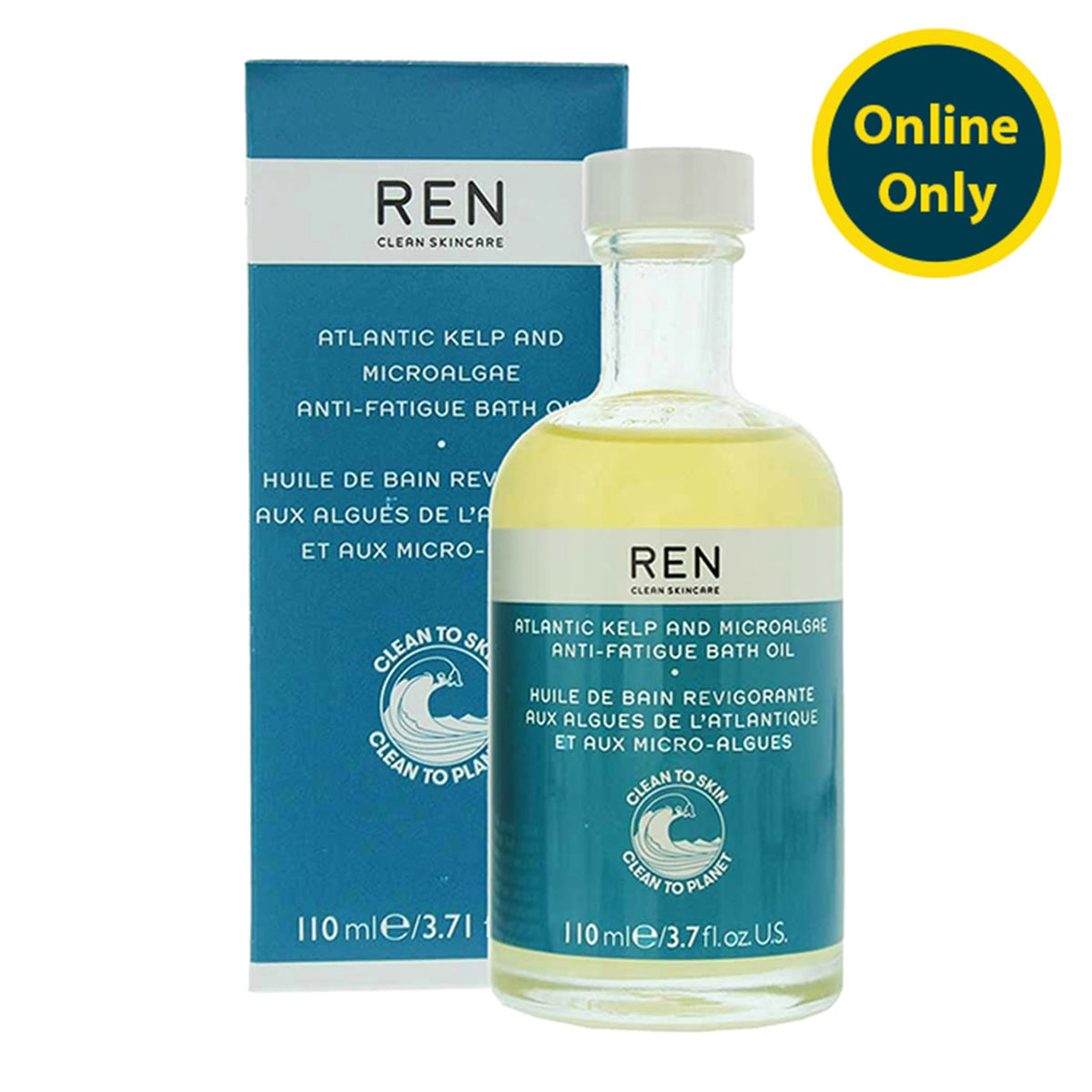 Ren Atlantic Kelp and Microalgae Anti-Fatigue Bath Oil 110ml