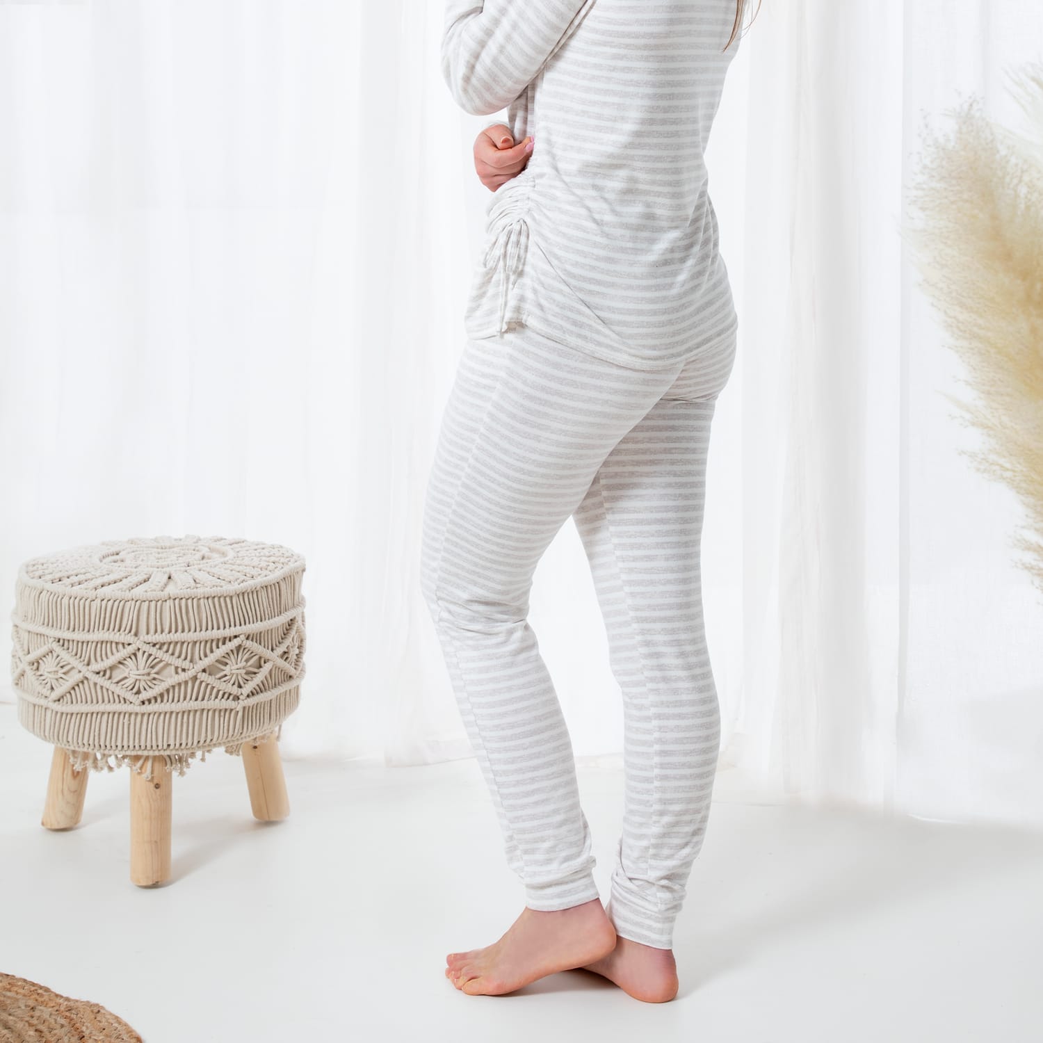 Jeff & Co By Jeff Banks Ladies Ruched Soft Pyjama Set, product image 3