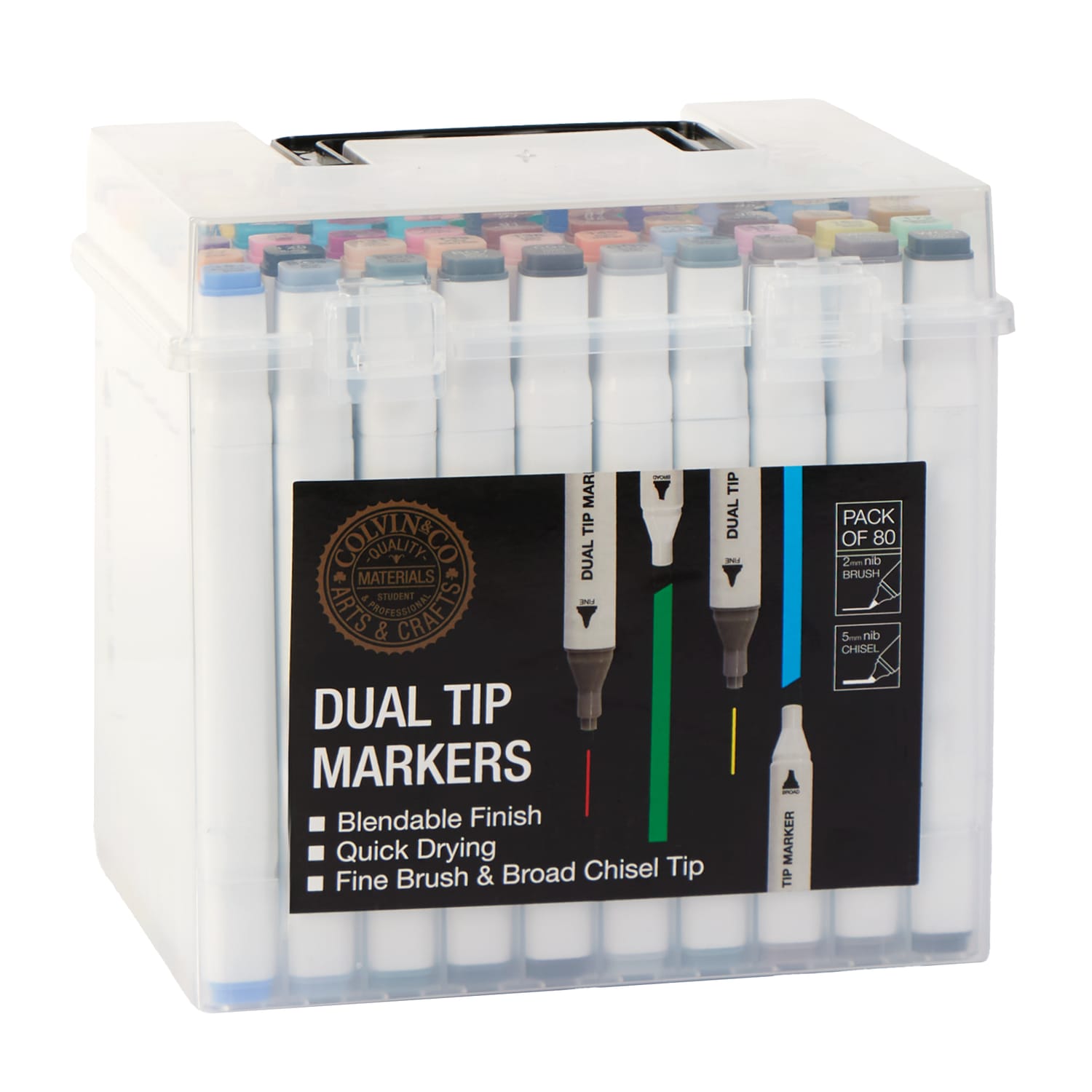 Colvin & Co 80 Dual Tip Markers