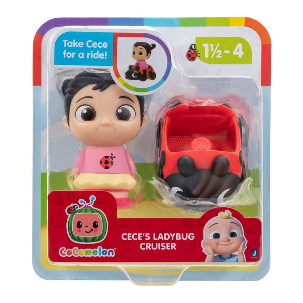 Cocomelon 1 Figure Pack - Cece's Ladybug Cruiser, product image 2