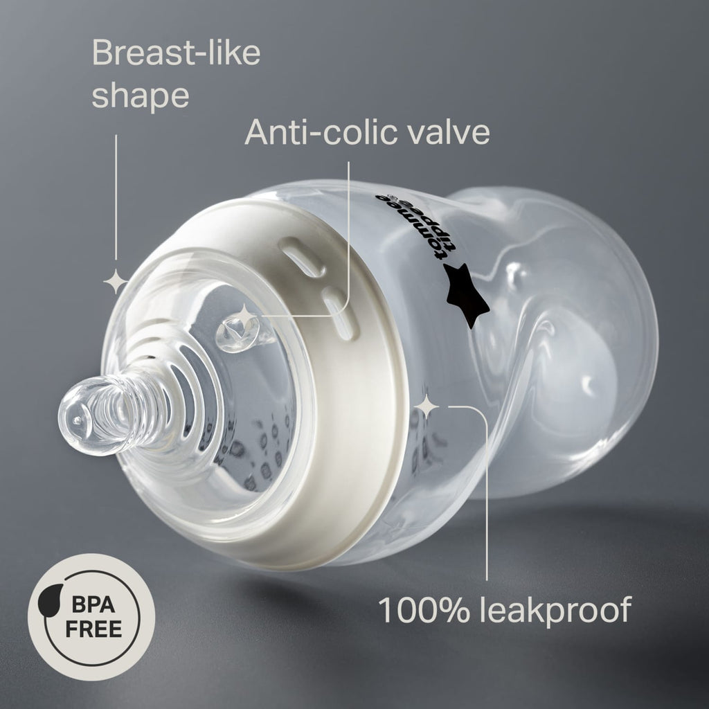 Tommee Tippee Natural Start Anti-Colic Baby Bottles 0m+ 2 x 260ml, product image 4