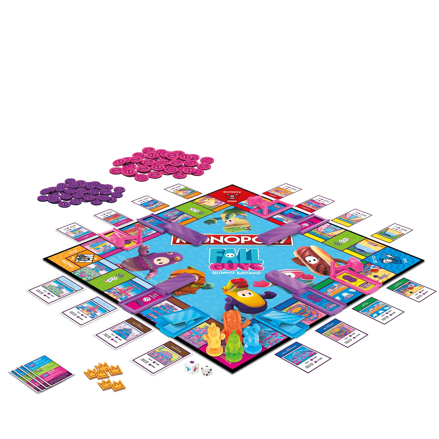 Hasbro Gaming Monopoly Board Game - Fall Guys Ultimate Knockout Edition, product image 2