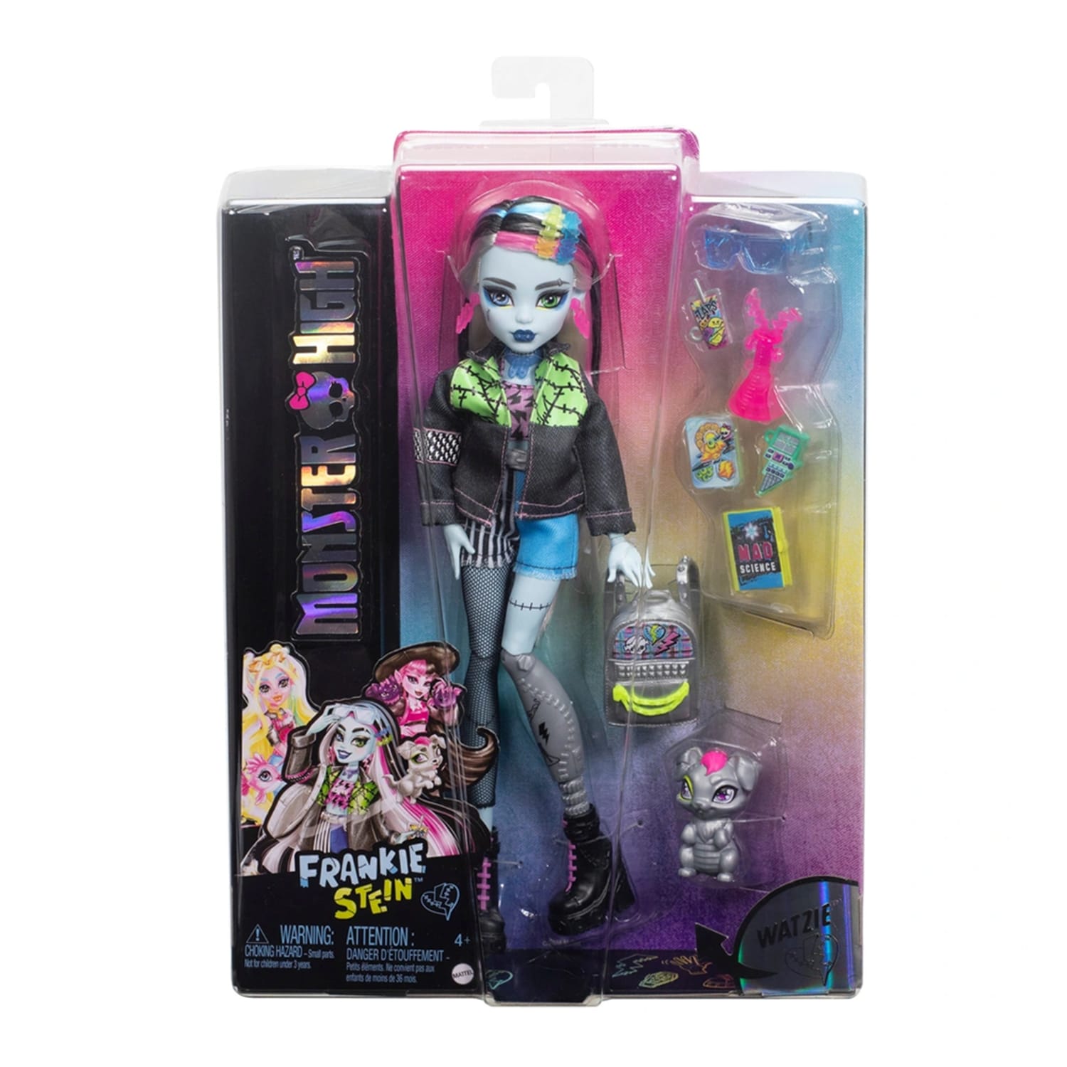 Monster High Doll with Pet & Accessories - Frankie Stein, product image 2