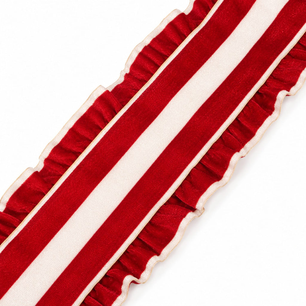 Festive Feeling Velvet Ruffle Roll Fabric, product image 7