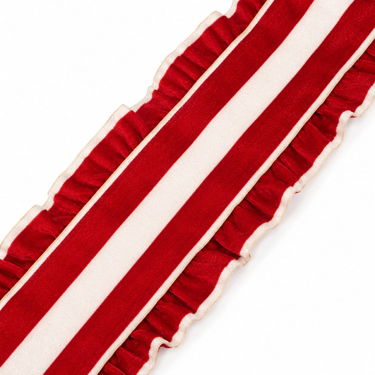 Festive Feeling Velvet Ruffle Roll Fabric, product image 7