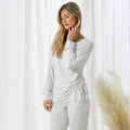 Jeff & Co By Jeff Banks Ladies Ruched Soft Pyjama Set