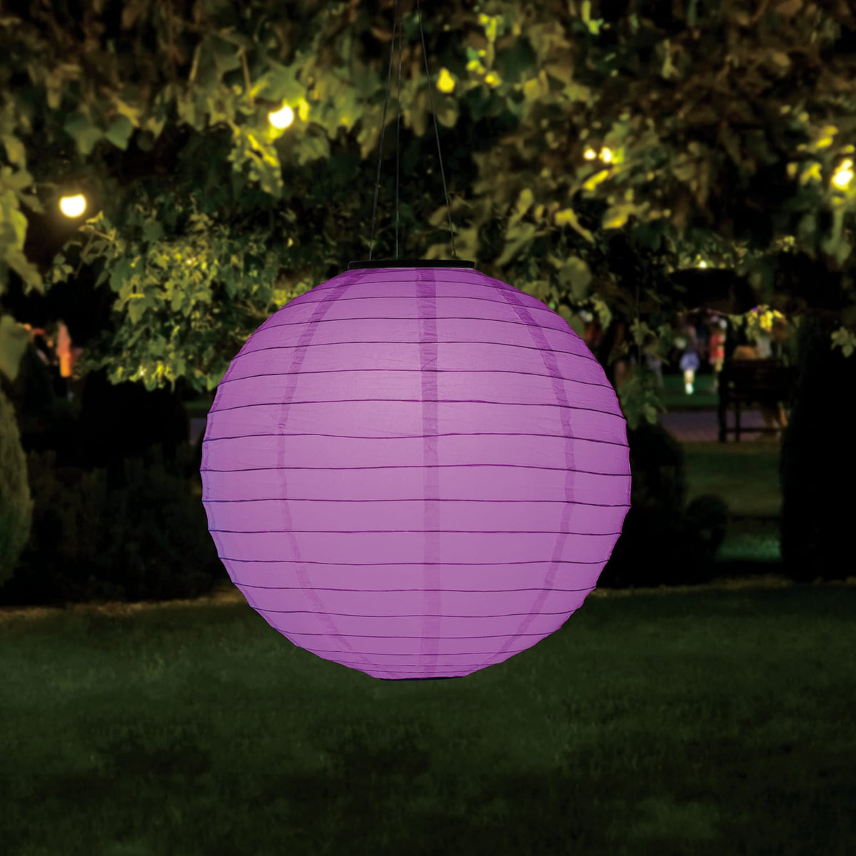 Firefly 12" Hanging Lantern Solar Light
