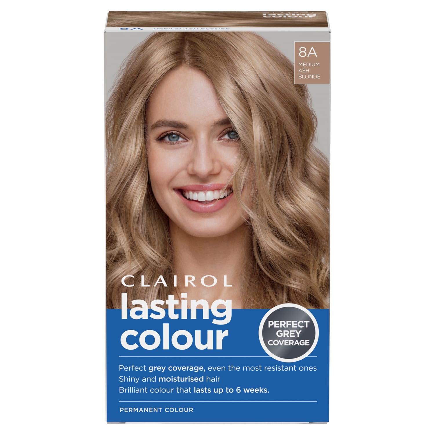 Clairol Lasting Colour Permanent Colour Hair Dye 8A Medium Ash Blonde