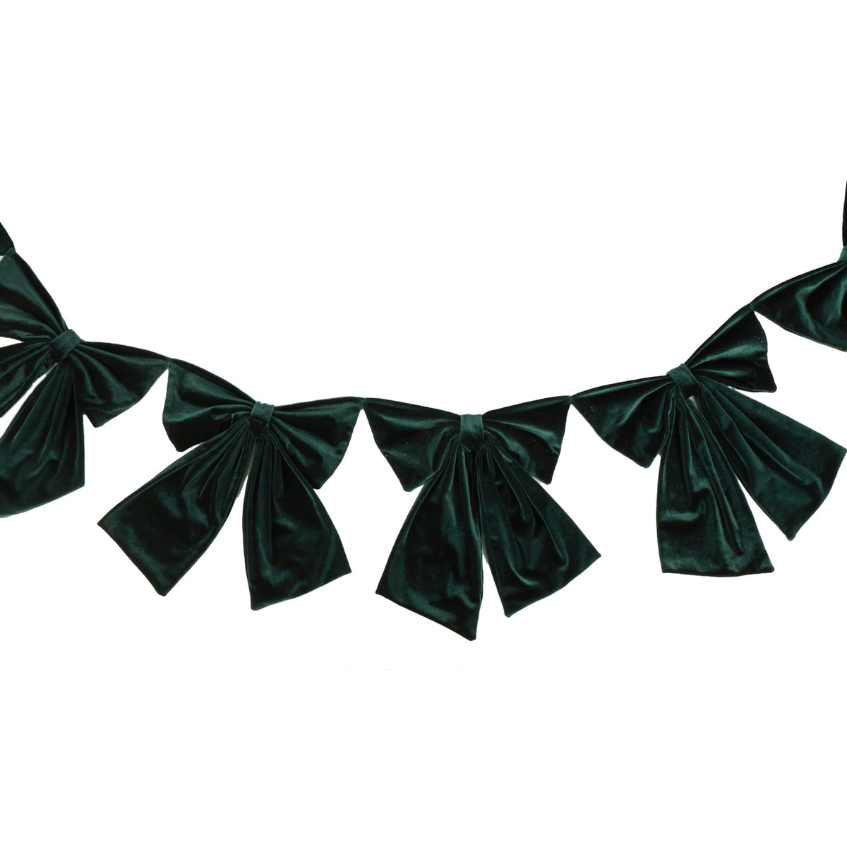 Festive Feeling Alpine Woods Christmas Bow Garland, product image 2